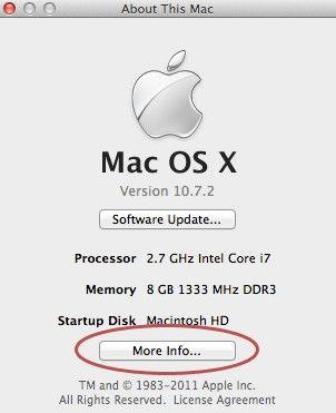 How to check storage in macbook air