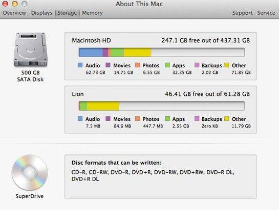 Check Storage Space On Macbook Pro