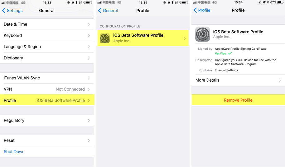 iphone 15 beta profile download