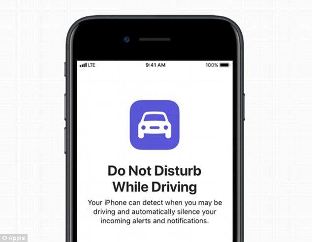 do not disturb while driving