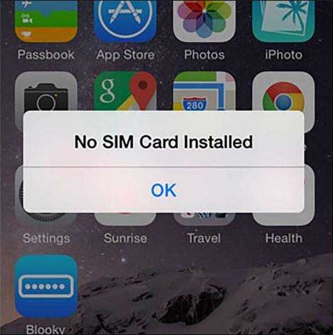 invalid sim card
