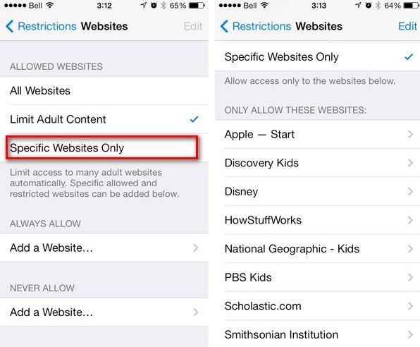 How to block certain websites on iPhone and iPad