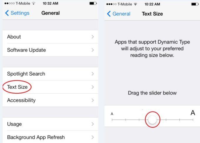 How to Change Font Size on iPhone, iPad and iPod touch | Tenorshare