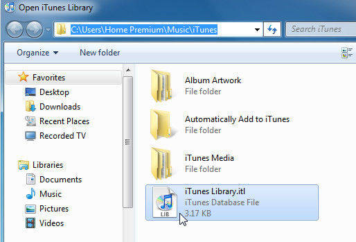 itunes online library